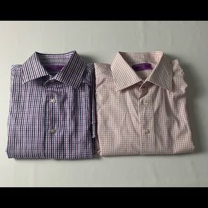 Bundle Of 2 Lorenzo Uomo Men’s Shirt